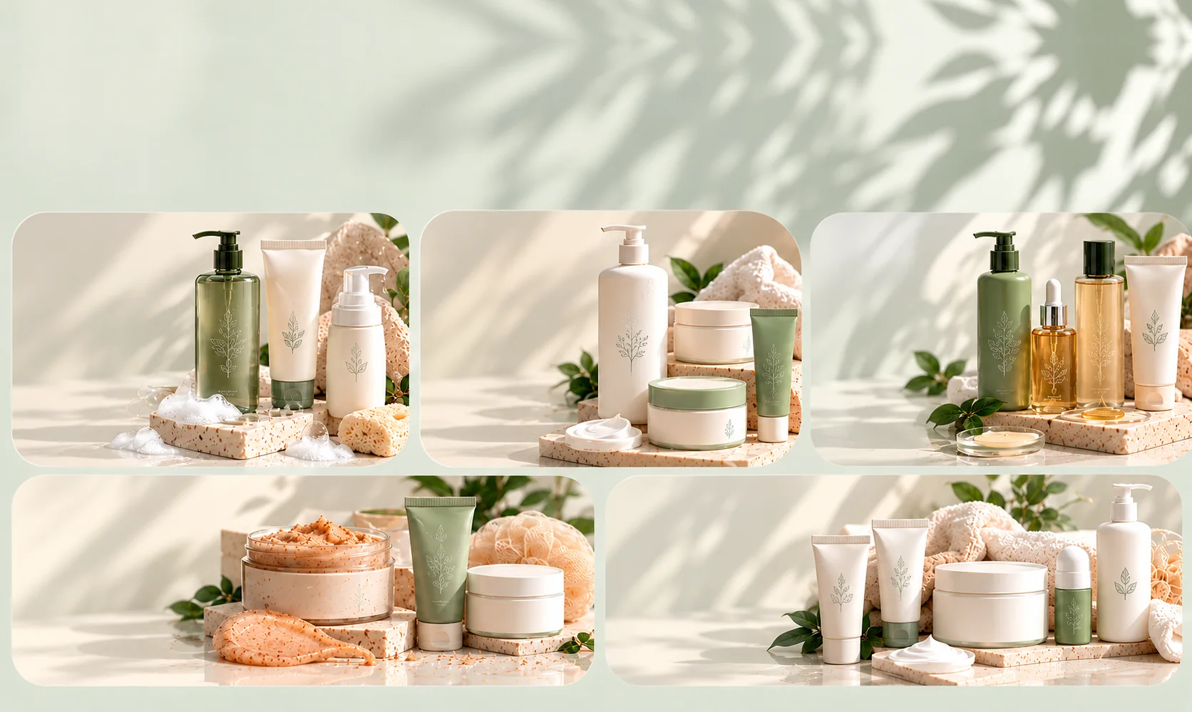 Contoh format produk body care: body wash, lotion, serum, scrub, body butter, dan hand cream