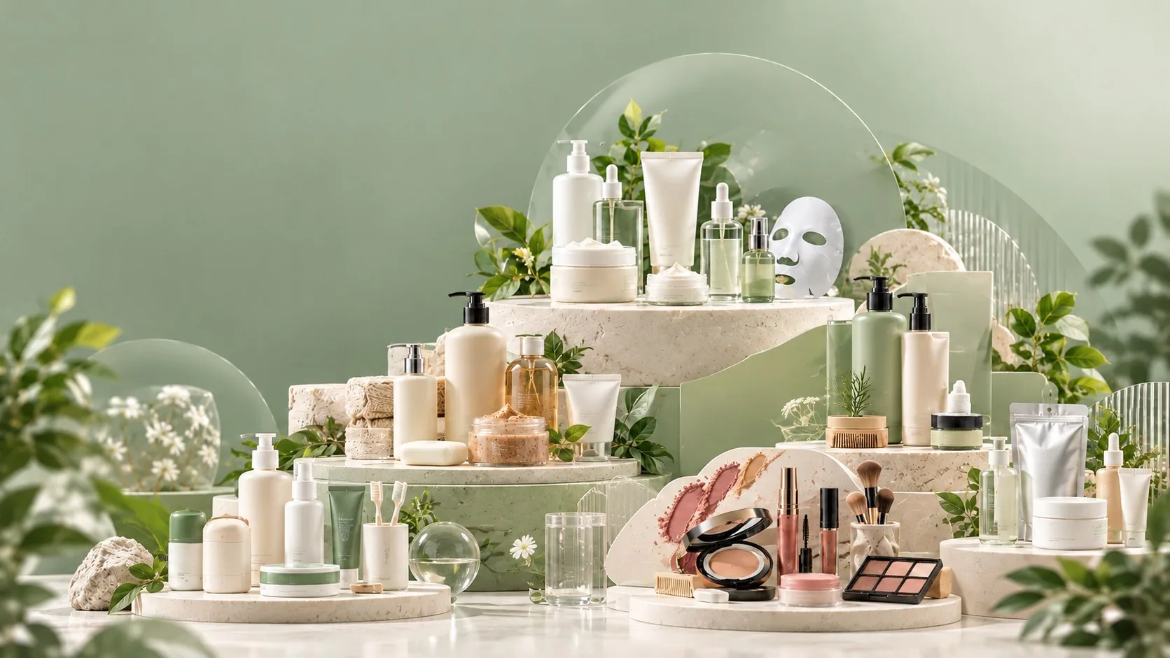 Ragam produk kosmetik hasil maklon Dian Indah Abadi: skincare, body care, hair & scalp care, personal care, dan decorative cosmetics