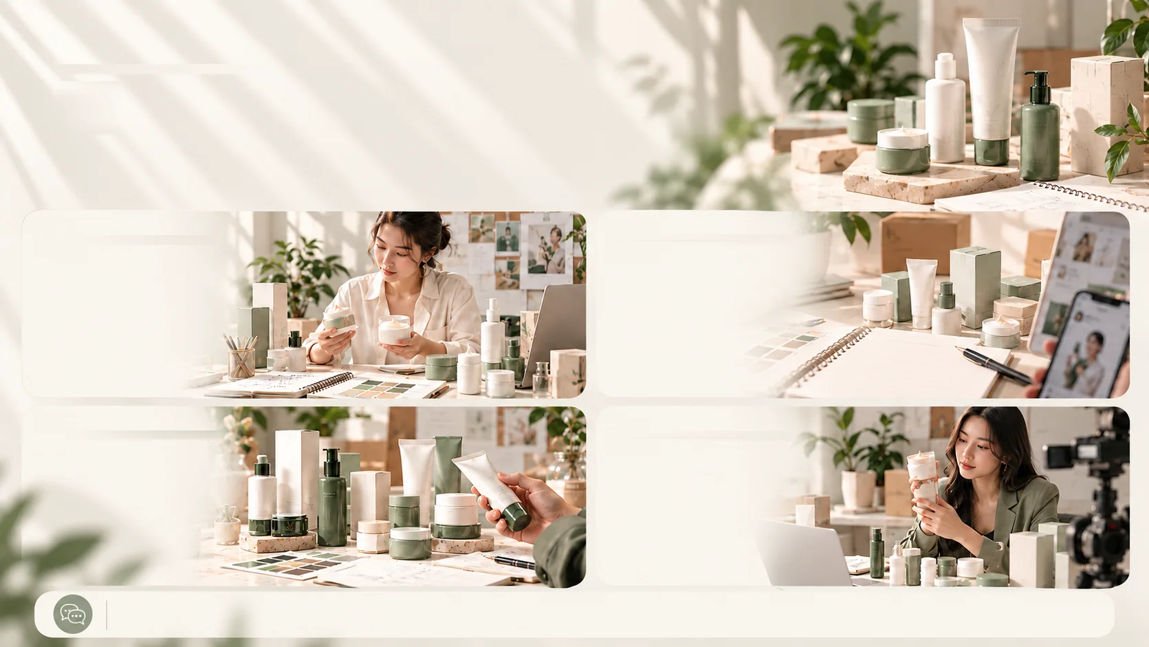 Pilihan produk kosmetik dan contoh pengguna White Label: founder, creator, dan pemilik bisnis